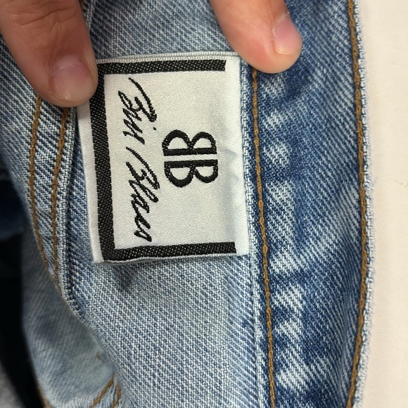 Light Blue Vintage Bill Blass High-Waisted Jeans - Picture 4 of 4